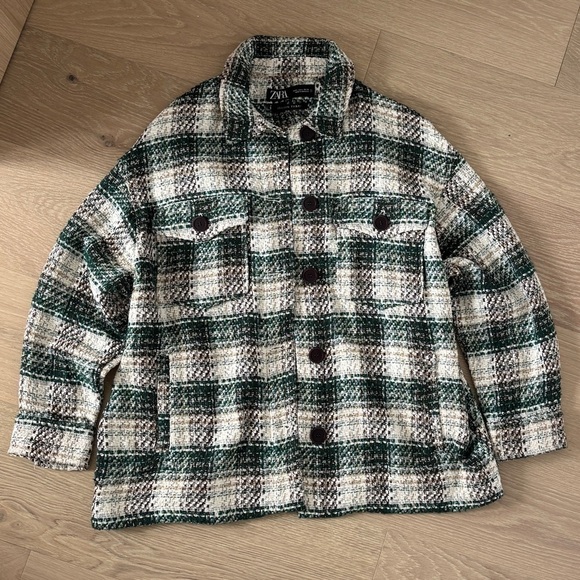 Zara Plaid Jacket - Picture 2 of 4